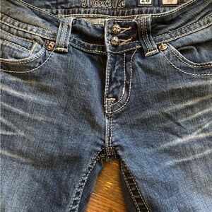 Miss Me High Rise Dark Blue Jeans